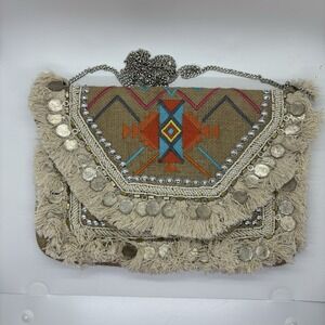 Antik Kraft Purse Aztec Southwest Chain Strap